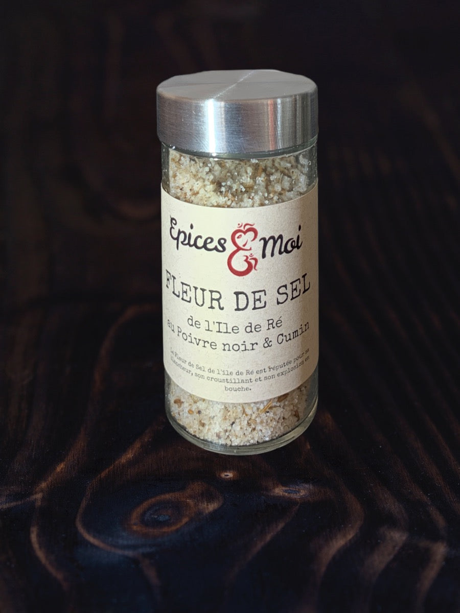 Fleur de sel Poivre noir - Cumin
