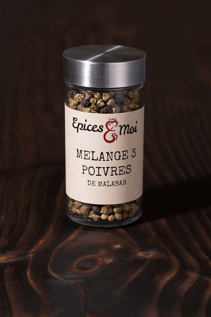 Mélange 3 Poivres de Malabar