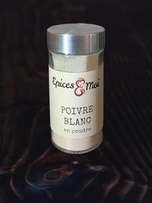 Poivre Blanc de Malabar en poudre